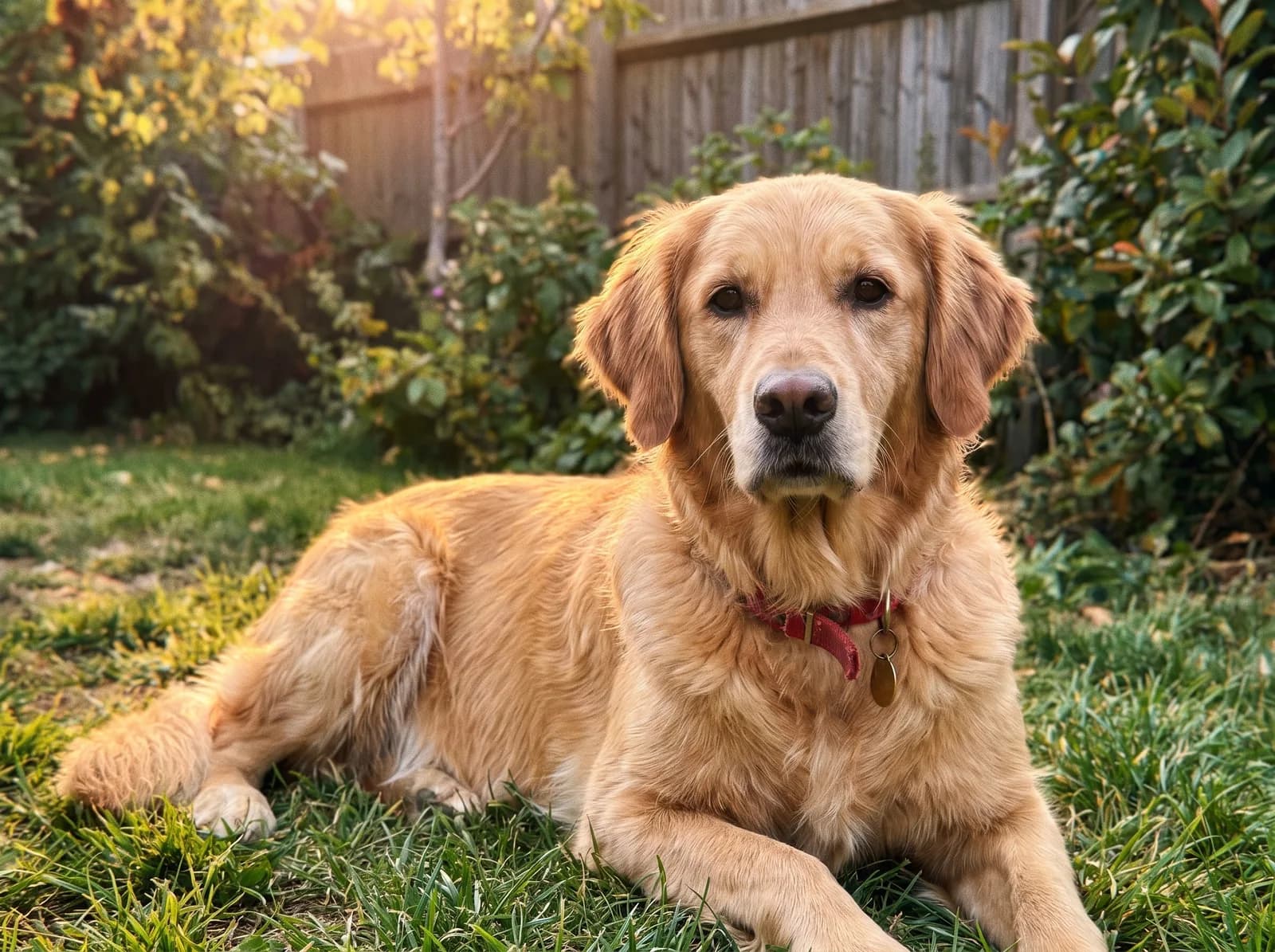 Golden hour in her garden — summer 2025